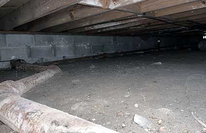 RJ Parins Plumbing & Heating will work in confined spaces for your plumbing.